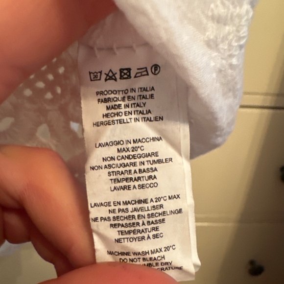 Nuna Lie White Blouse - Made in Italy 🇮🇹 - Picture 2 of 2